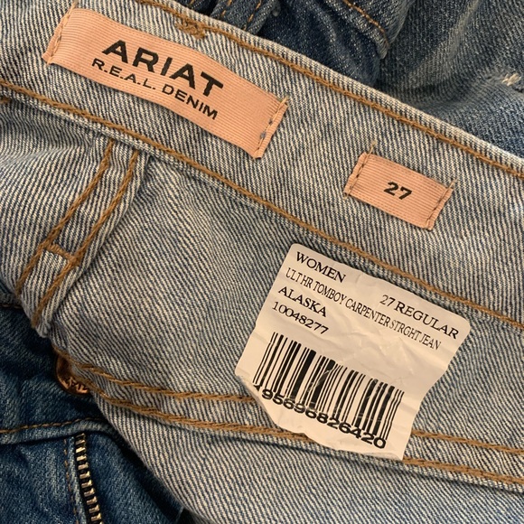 Ariat Ultra High Rise Carpenter Straight Jean - Picture 3 of 3